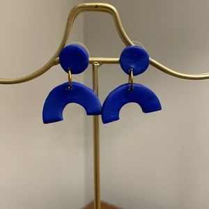 Handmade polymer clay earrings